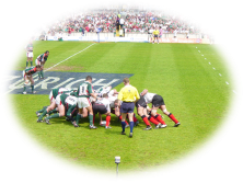 A group of men playing rugby
Description automatically generated with medium confidence